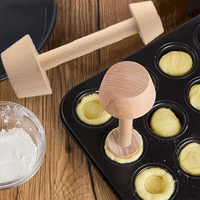 Meal Prep Dinners - Двусторонняя деревянная форма для яичных тартов,