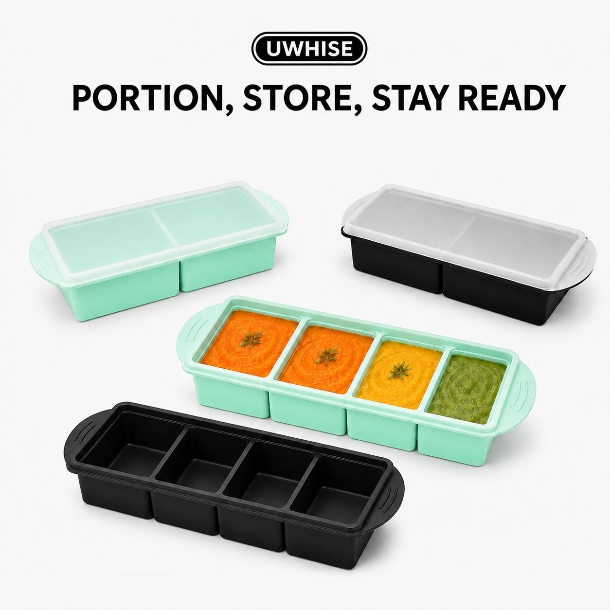 Meal Prep Oatmeal - Силиконовый контейнер для заморозки супа Uwhise