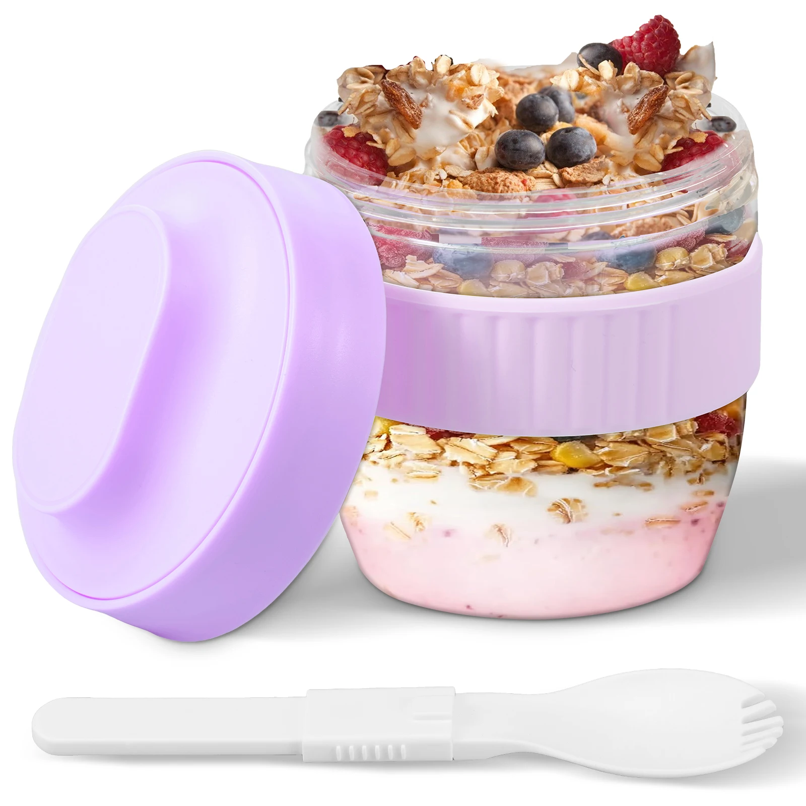 Meal Prep Oatmeal - Двухслойный контейнер для овсянки на ночь