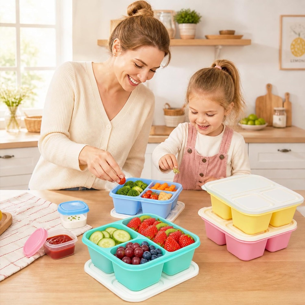 Контейнеры для еды с 3 отделен – обзор и цена Meal Prep Healthy
