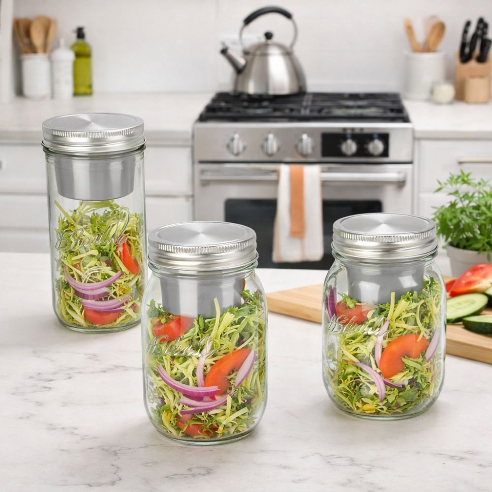 Стеклянные банки для салата 16 – обзор и цена Meal Prep Weekly